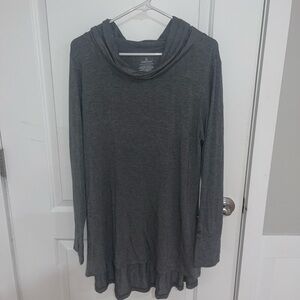 Cuddl Duds Gray Women's Tunic Top
